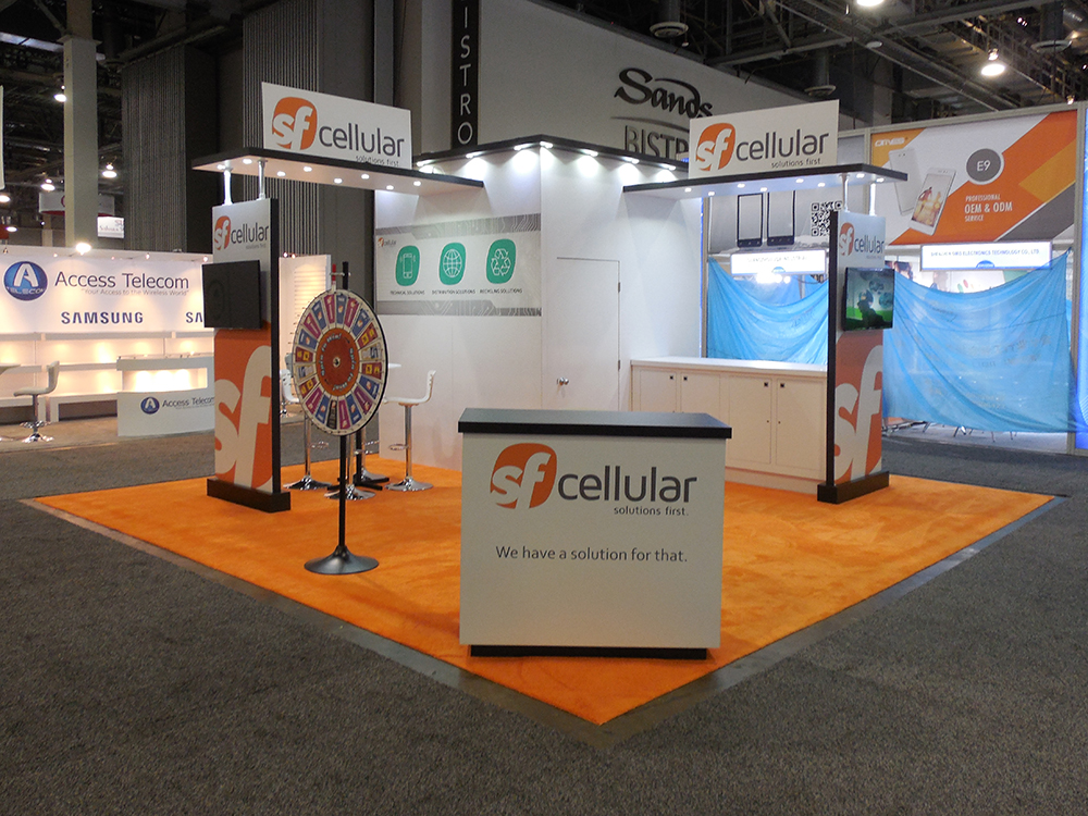 20x20 Booth Projects SF Cellular 20x20 CTIA 1