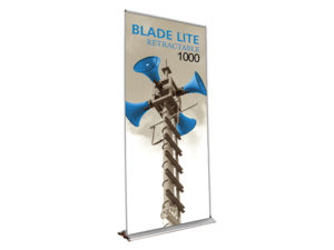 Blade Lite 1000 retractable banner.