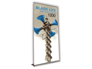 Blade Lite 1200 retractable banner.