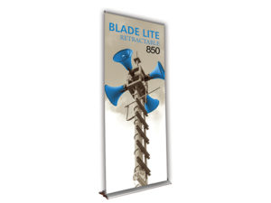 Blade Lite 850 retractable banner.