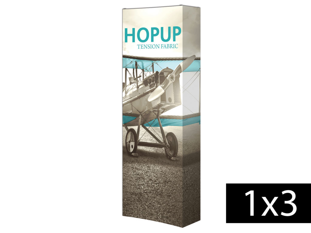 HopUp 1x3 straight full fitted graphic backwall.