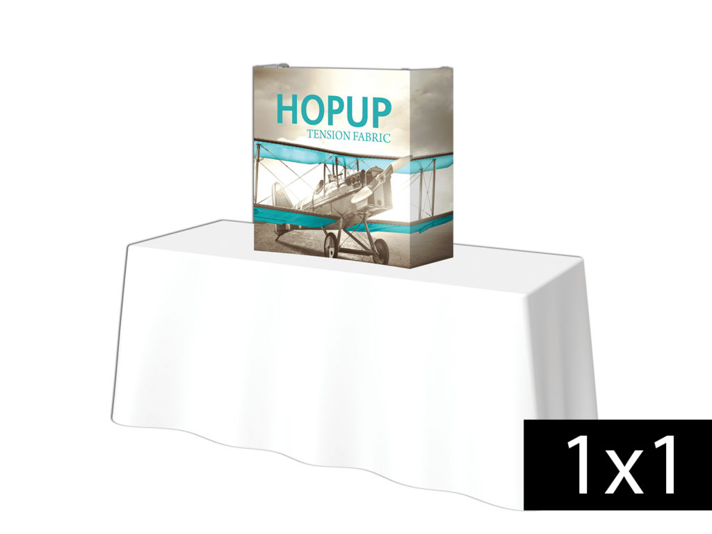 HopUp 1x1 straight full fitted graphic backwall.
