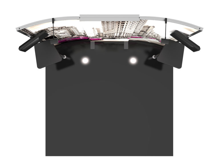 EHP 01 10x10 hybrid pro kit 01 10x10 modular booth plan view