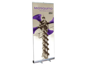 Mosquito 850 retractable banner stand.