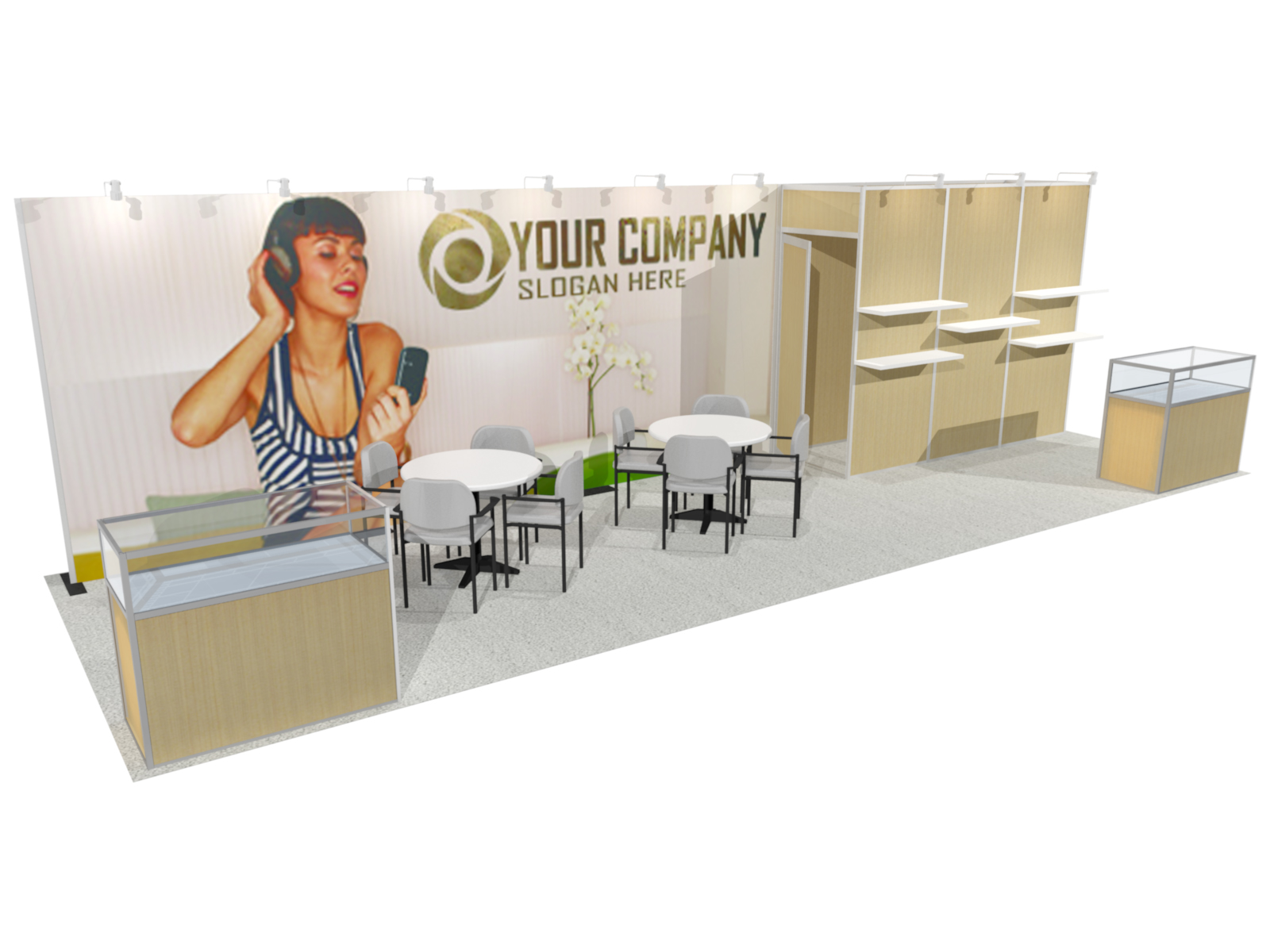 10x30 Trade Show Rental Booths | Expo Services