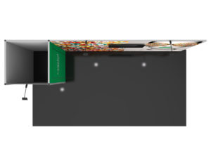 Vector Frame Master 20ft modular inline backwall kit 26 plan view.