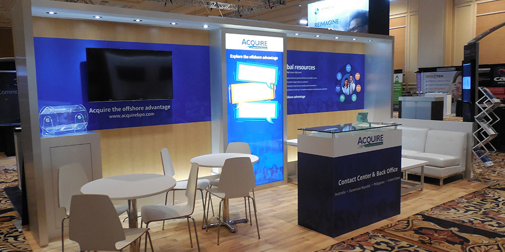 Trade Show Booths Rentals Las Vegas Acquire modular booth